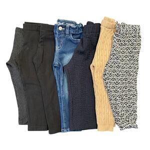 Pants Bundle | Leggings Jeans Joggers H&M Tea Old Navy, 7 Pairs, Toddler Size 2T